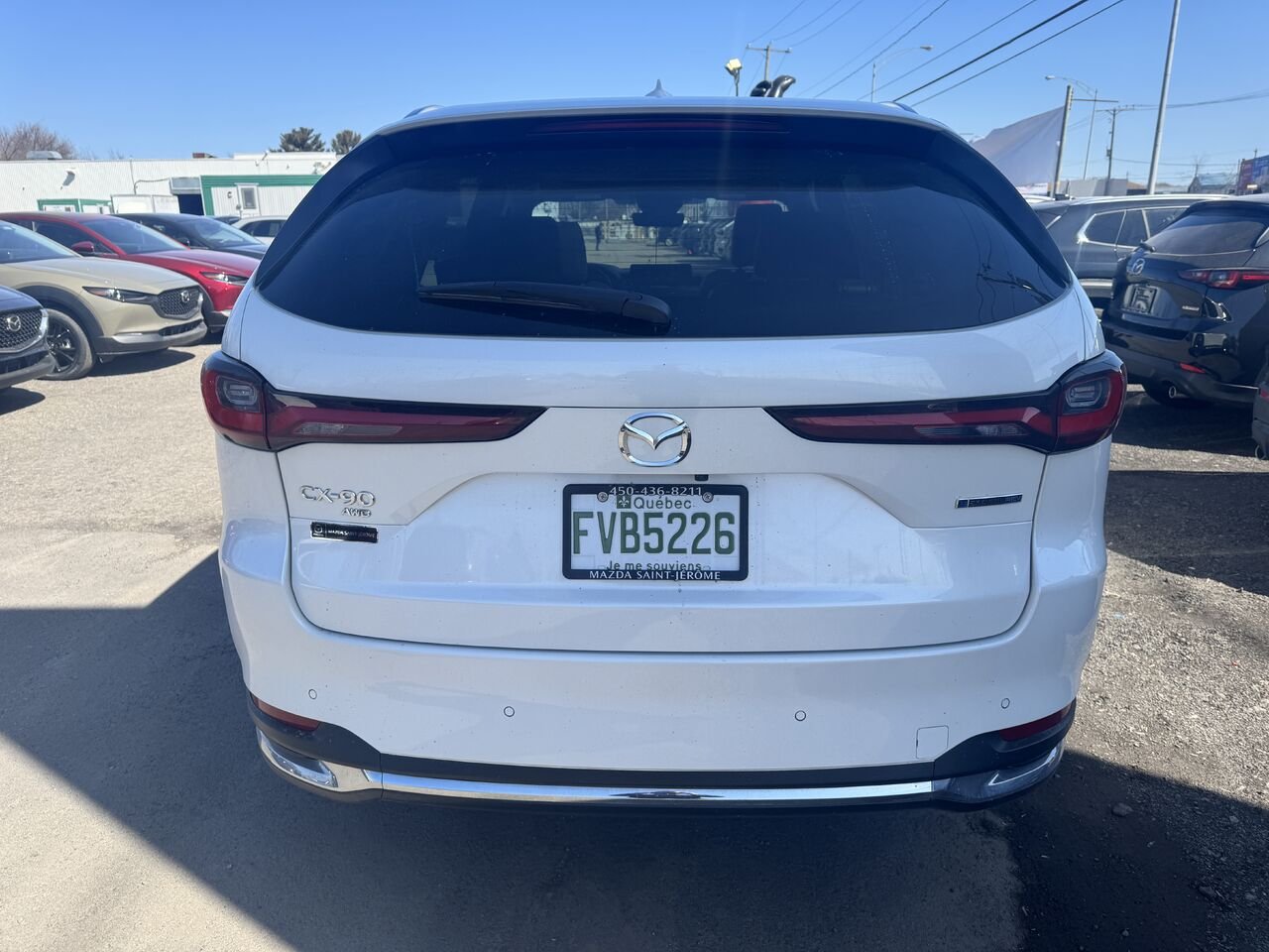 MAZDA CX-90 PHEV GT 2024 Blanc Saint-Jérôme - photo #5