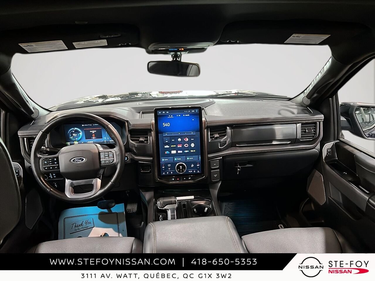 2023 Ford F-150 Lightning GROUPE 510 A, standard range Blue Ste-Foy - photo #9