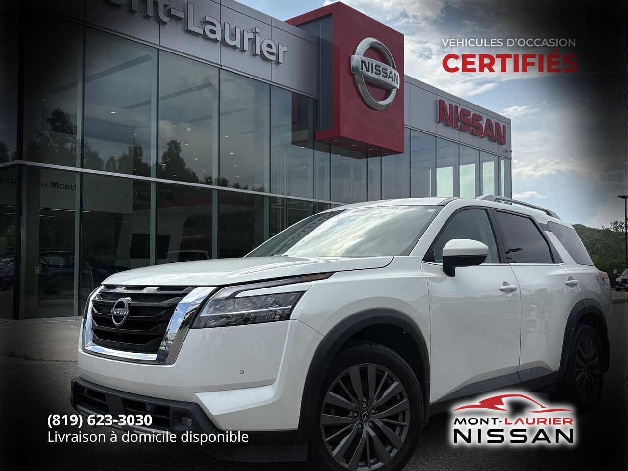 Nissan Pathfinder 2022 Blanc Mont-Laurier - photo #0