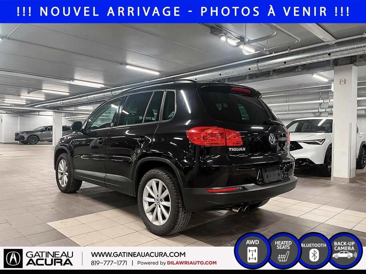 2017 Volkswagen Tiguan Édition Wolfsburg 4MOTION Black Gatineau - photo #6