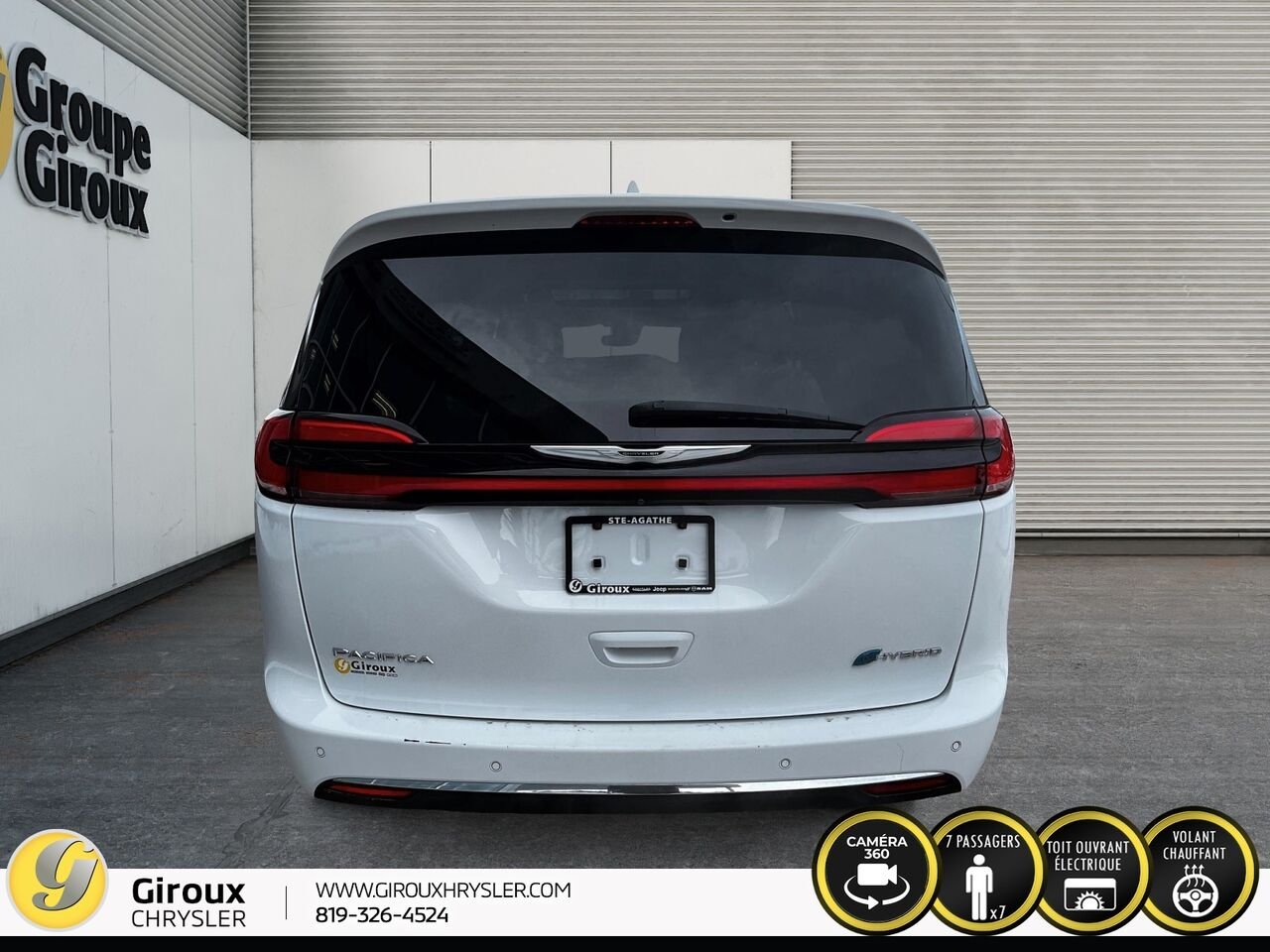 2022 Chrysler Pacifica Hybrid White Sainte-Agathe-des-Monts - photo #6