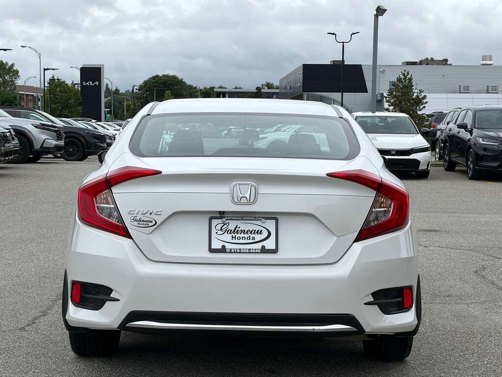 Honda Civic Sedan LX CVT 2019 Blanc Gatineau - photo #4