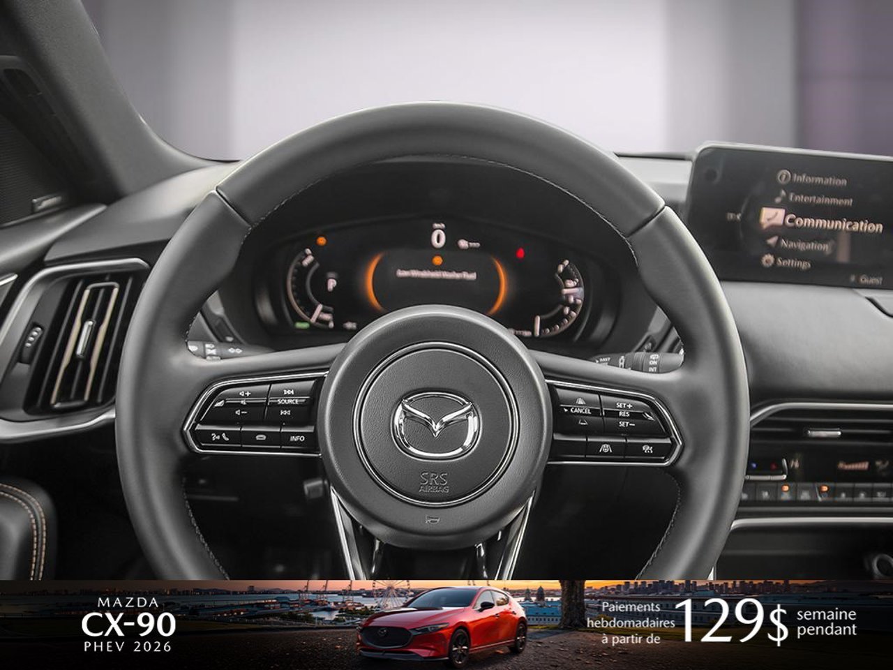 2026 Mazda CX-90 PHEV JM3KKEHA4T1373805 Jet Black Mica Mirabel - photo #11