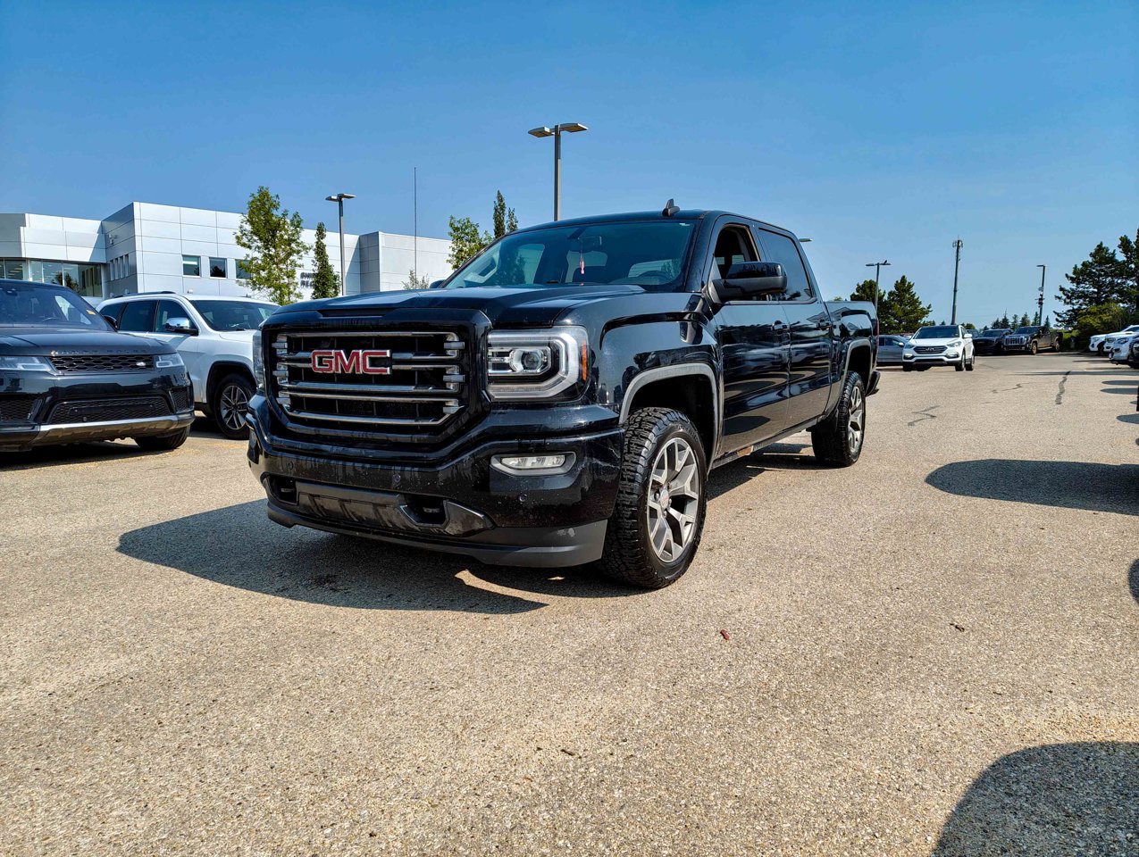 2016 GMC Sierra 1500 4WD Crew Cab 143.5 SLT Black Sherwood Park - photo #3