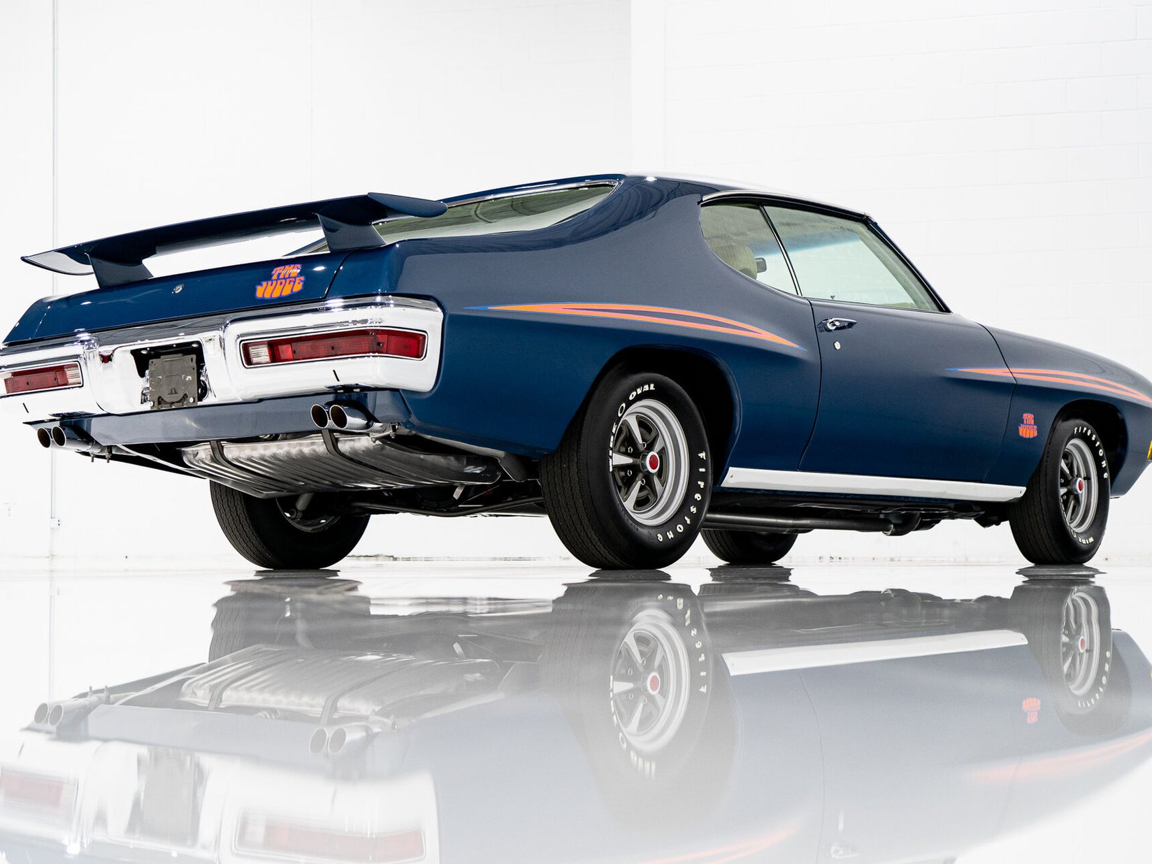 Pontiac GTO The Judge Matching# Ram Air III 4-speed **PRIX EN USD** 1970 Bleu Montréal - photo #26