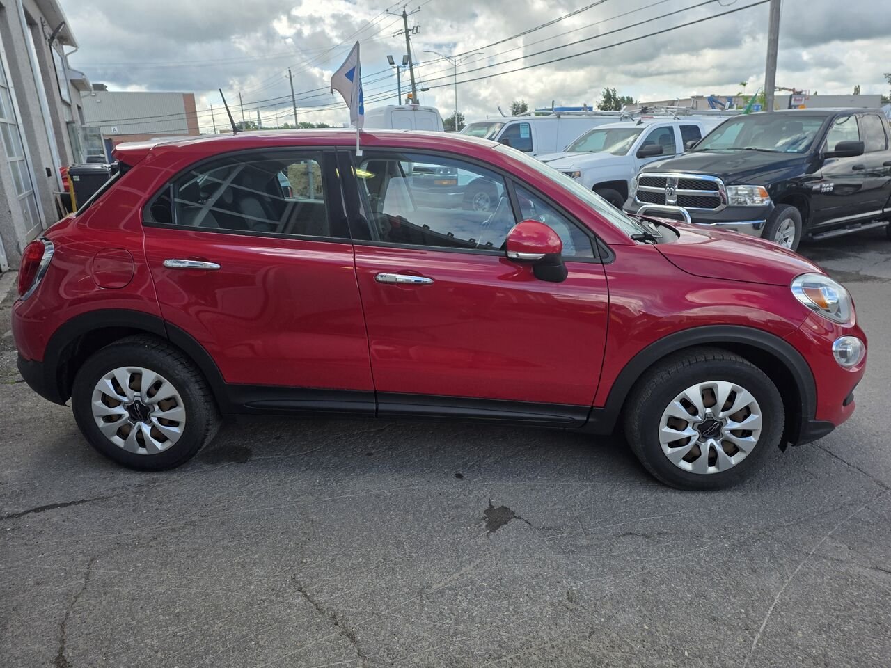 2016 fiat 500x Red  - photo #5