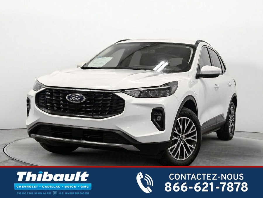 Ford Escape FWD PHEV Volant et siège Chauffant Bas KM 2024 Blanc
