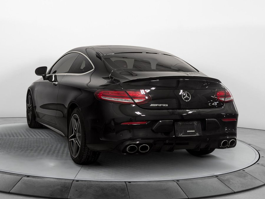 MERCEDES C 43 AMG Coupe Toit Pano Bas Km AWD 2022 Noir