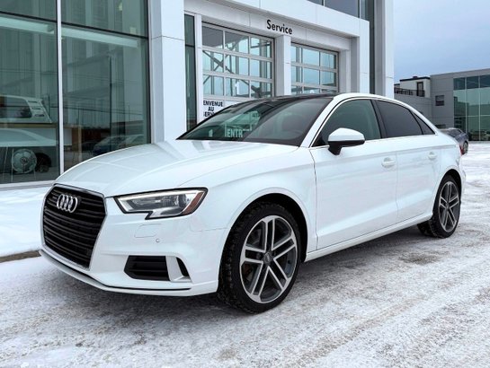 2018 Audi A3 Sedan 2018 White