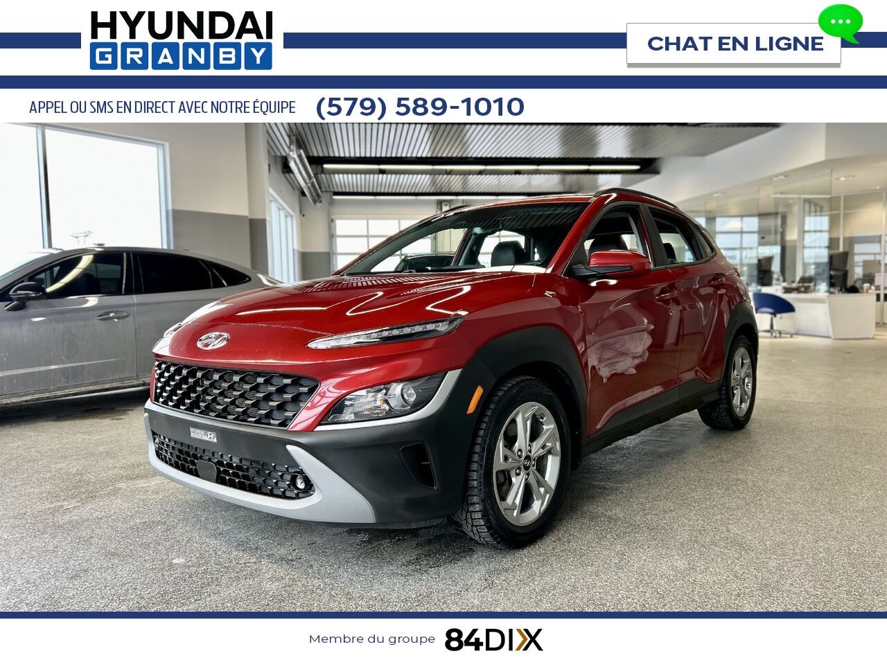 Hyundai Kona 2022 Rouge Granby - photo #3