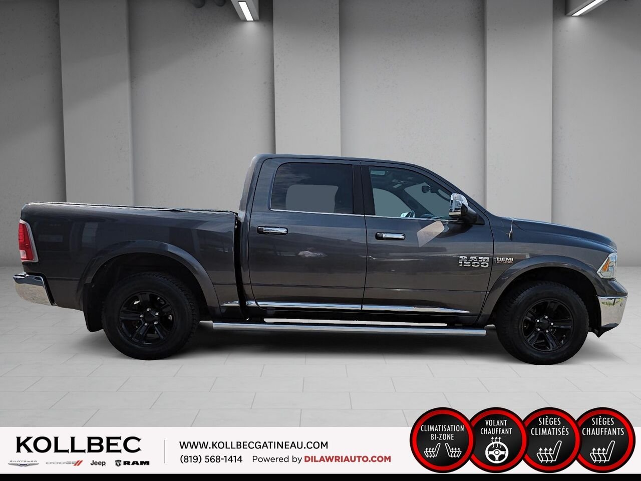 2016 RAM 1500 Limited CREWCAB 4x4 Grey Ottawa & Gatineau - photo #13