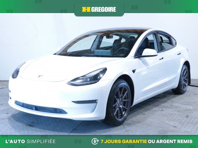 Tesla Model 3 821918 | Standard Range Plus AUTO AC CUIR TOIT NAV CAM RECU 2021 Blanc Laval - photo #2