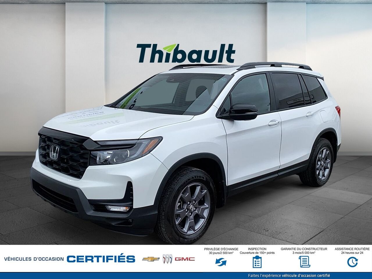 2023 HONDA PASSPORT S Sport Traction Intégrale White Montmagny - photo #0