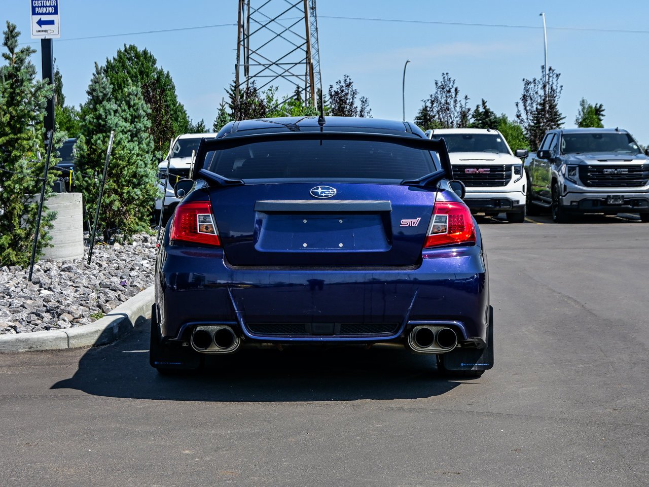 2011 Subaru Impreza 4dr Sdn WRX STI Blue Sherwood Park - photo #11
