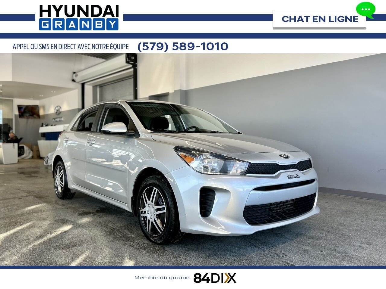 Kia Rio 5 portes 2018 Gris Granby - photo #0