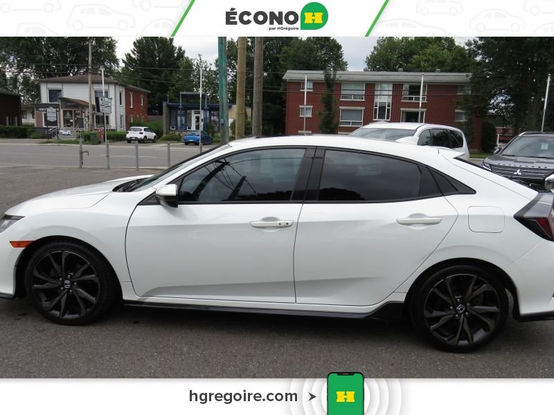 Honda Civic 2019 Blanc Laval - photo #4
