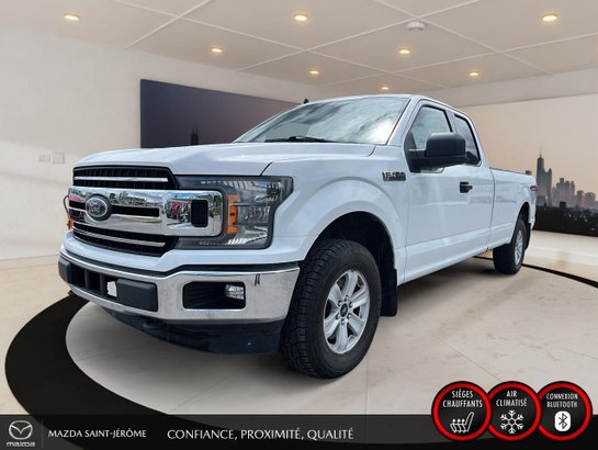 2019 Ford F-150 XLT | caisse de 8 pi | V8 5.0L | 4X4 | White