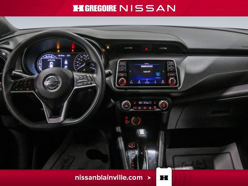 Nissan Kicks BF6196 | SV AUTO AC MAGS CAM RECUL BLEUTOOTH 2019 Blanc Laval - photo #14
