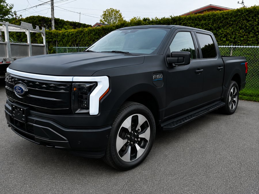 Ford F-150 Lightning PLATINUM 2023 2023 Bleu