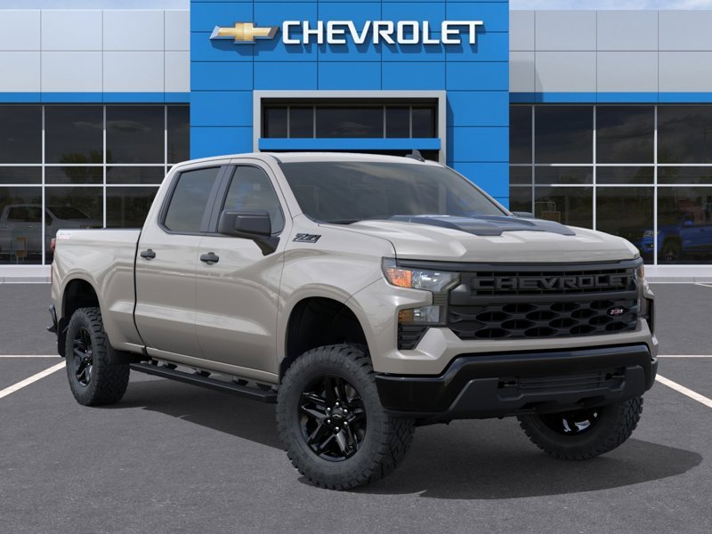 2026 CHEVROLET Silverado 1500 Custom Trail Boss cabine multiplace 4RM 157 po WHITE SANDS Gatineau - photo #6