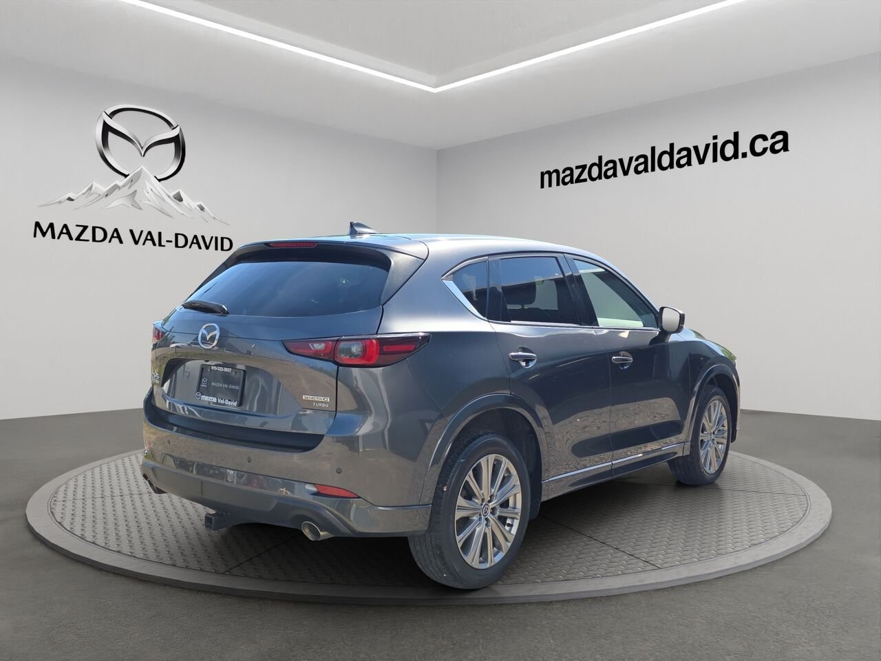 Mazda CX-5 Signature TI, BLUETOOTH, TOIT OUVRANT, VOLANT CHAUFFANT 2022 Gris Val-David - photo #23