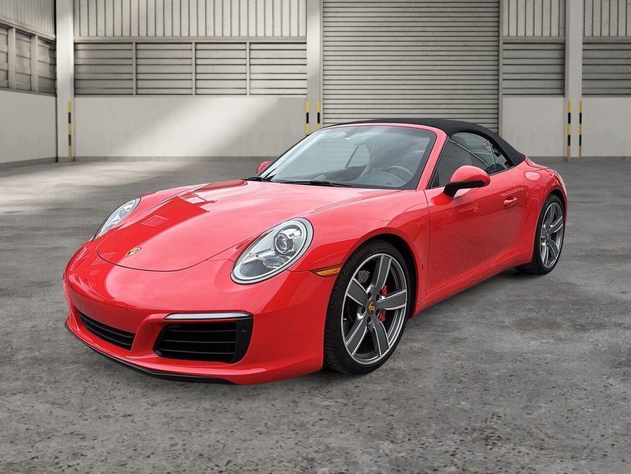 Porsche 911 Carrera S Cabriolet 2018 Rouge