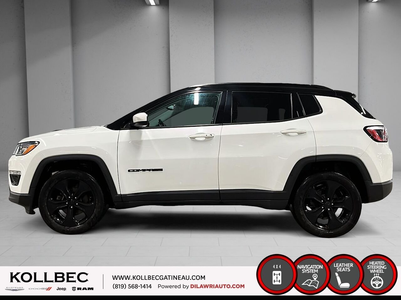 Jeep Compass 25571 | NORTH AWD 2020 Blanc Gatineau - photo #17