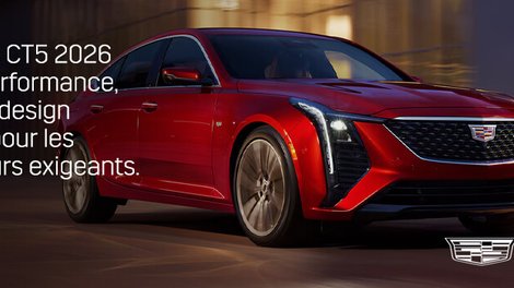 Découvrez la Cadillac CT5 et CT5-V 2026 : luxe, puissance et technologie réunis à Laval
