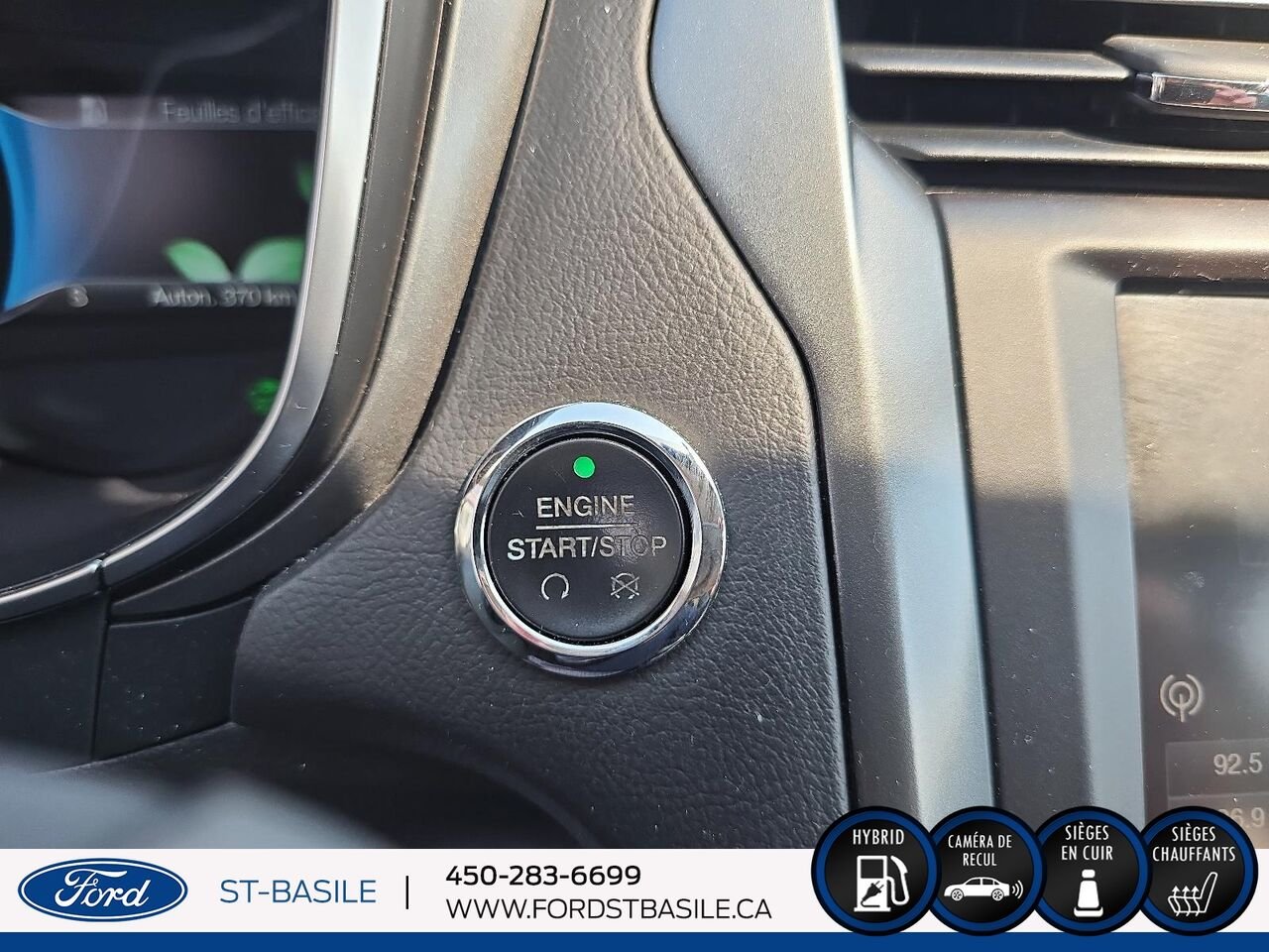 2015 Ford FUSION HYBRIDE White Saint-Basile-le-Grand - photo #27
