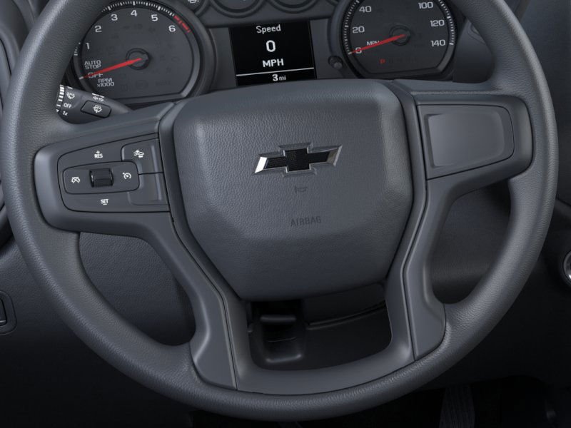 CHEVROLET SILVERADO 1500 Custom cabine double 4RM 147 po 2026 Gris Sherbrooke - photo #18