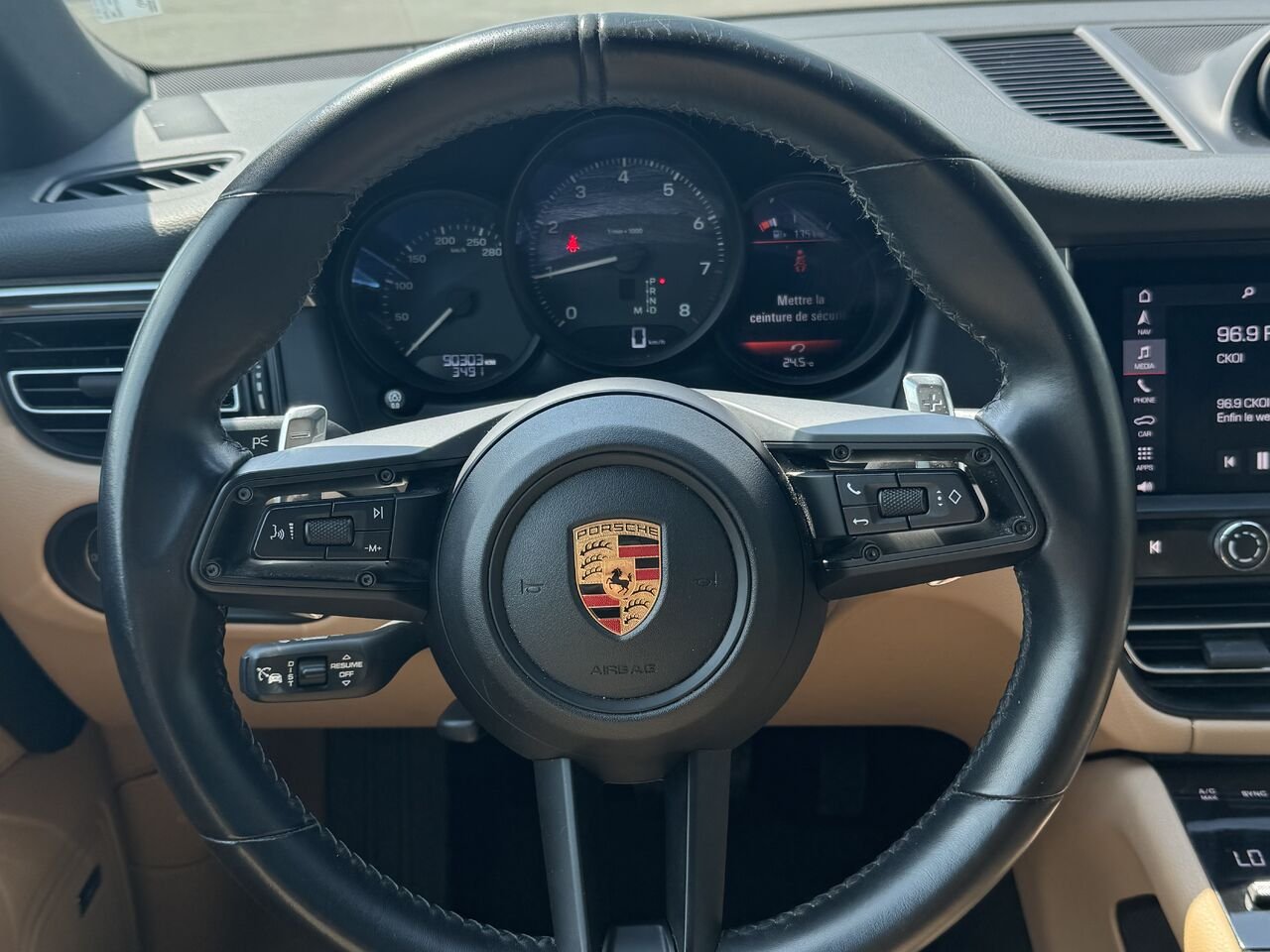 Porsche Macan TI 2024 Gris Granby - photo #19