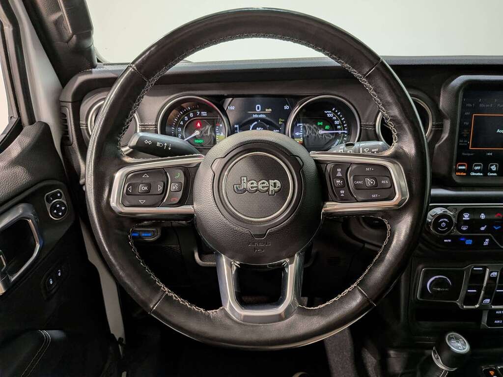 2021 Jeep Wrangler 4xe Unlimited Sahara 4x4 White Val-David - photo #12