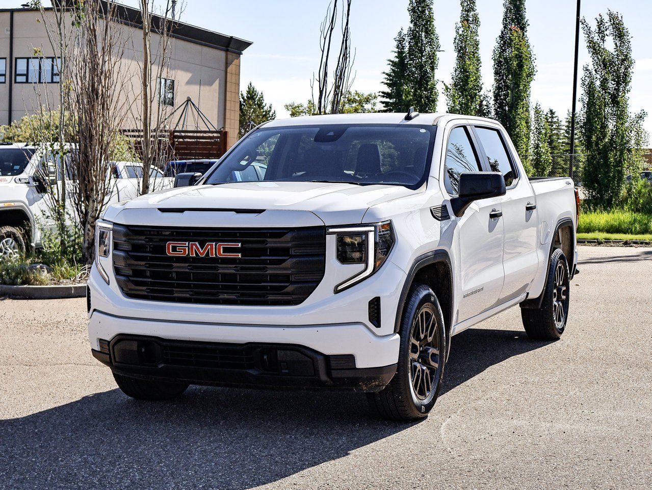 2024 GMC Sierra 1500 4WD Crew Cab 147 Pro White Sherwood Park - photo #3