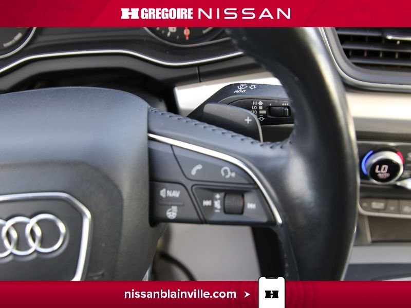 Audi Q5 BA6173 | PROGRESSIV TFSI BLUETOOTH BANCS CHAUFFANTS CUIR CA 2018 Gris Laval - photo #17