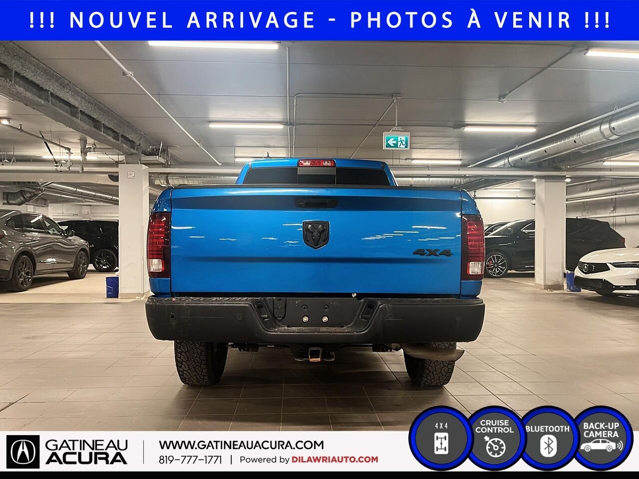 Ram 1500 Classic Warlock Quad Cab 4x4 2021 Bleu Ottawa & Gatineau - photo #5