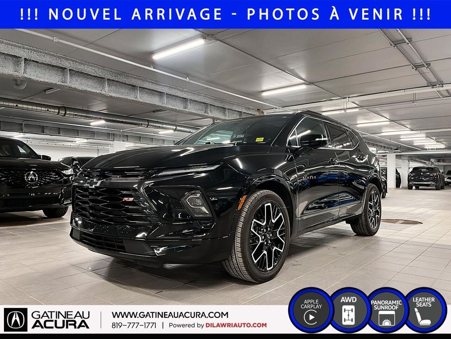 Chevrolet Blazer *** UN PROPRIO + CLEAN CARFAX + BAS KILOMÉTRAGE*** 2023 Noir