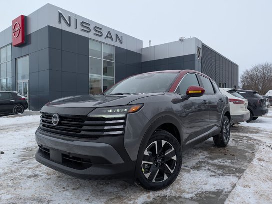 Nissan Kicks 2026 2026 Gris poudre métallisé/Couche teintée Braise écarlate