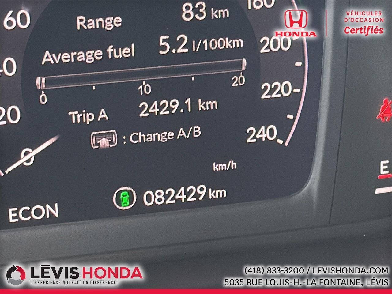 Honda Accord Hybride Touring Touring CVT 2023 Blanc Lévis - photo #24