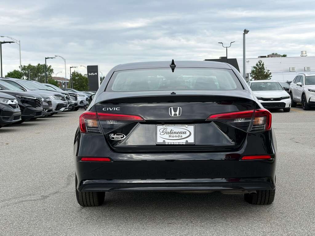 Honda Civic LX 2022 Noir Gatineau - photo #5