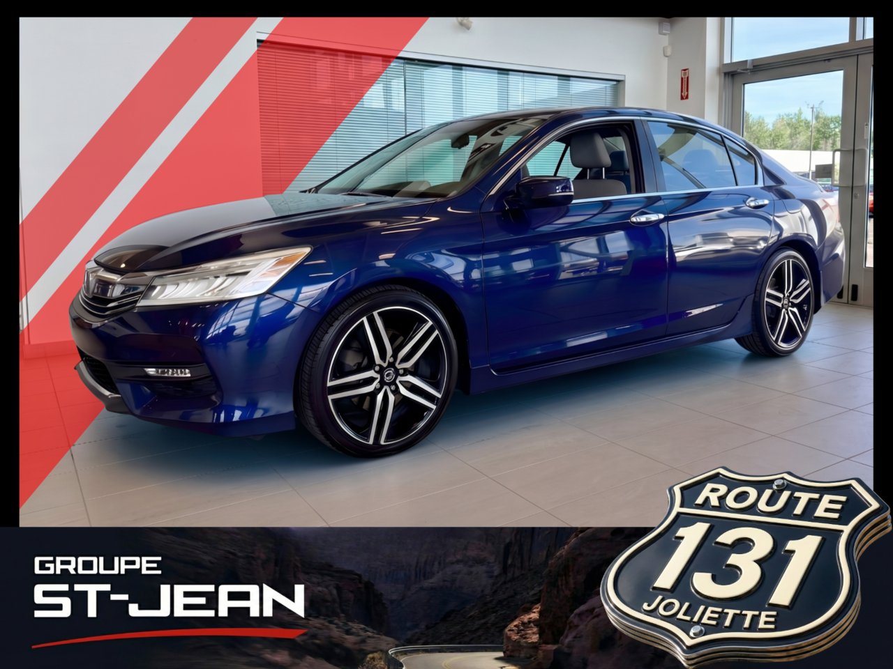 Honda Accord Sedan 2017 Bleu Notre-Dame-des-Prairies - photo #0