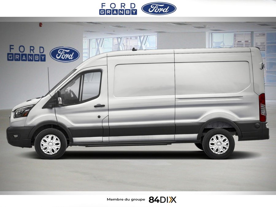 Ford E-Transit fourgonnette utilitaire T-350 EL PA toit surélevé 148 po PNBV de 9 500 lb 2025 Blanc Oxford