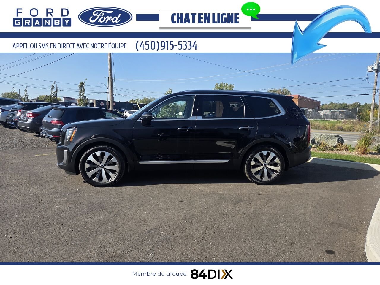 Kia Telluride 2021 Noir Granby - photo #3