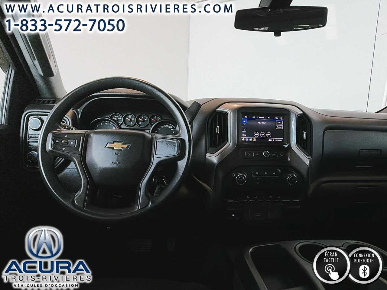 Chevrolet Silverado 1500 CUSTOM BOITE COURTE 2020 Blanc Trois-Rivières - photo #20