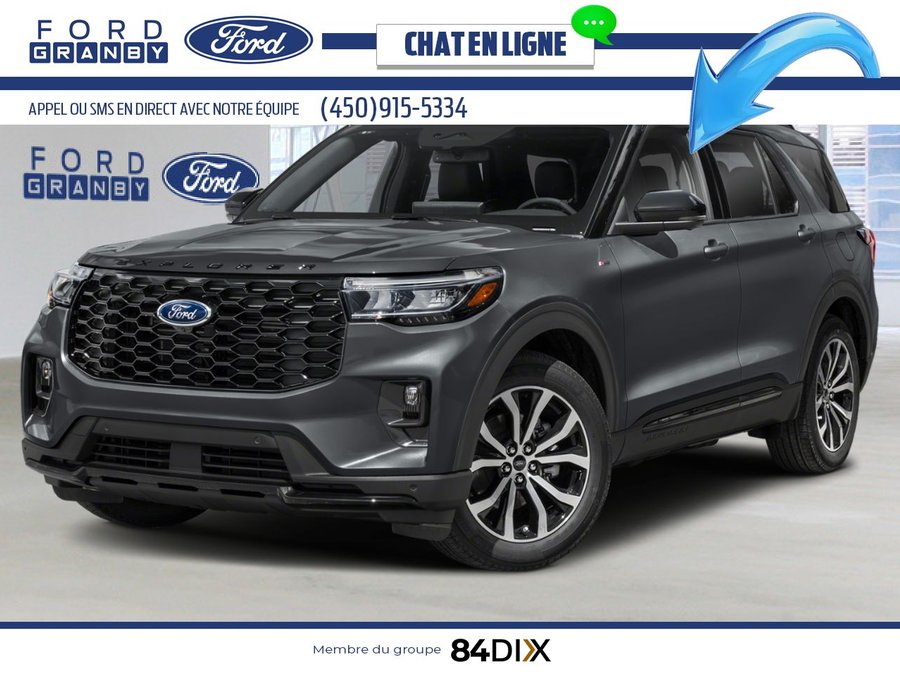Ford Explorer ST-Line 4RM 2026 Gris carbonisé métallisé