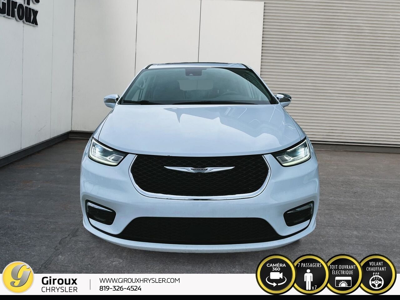2022 Chrysler Pacifica Hybrid White Sainte-Agathe-des-Monts - photo #1