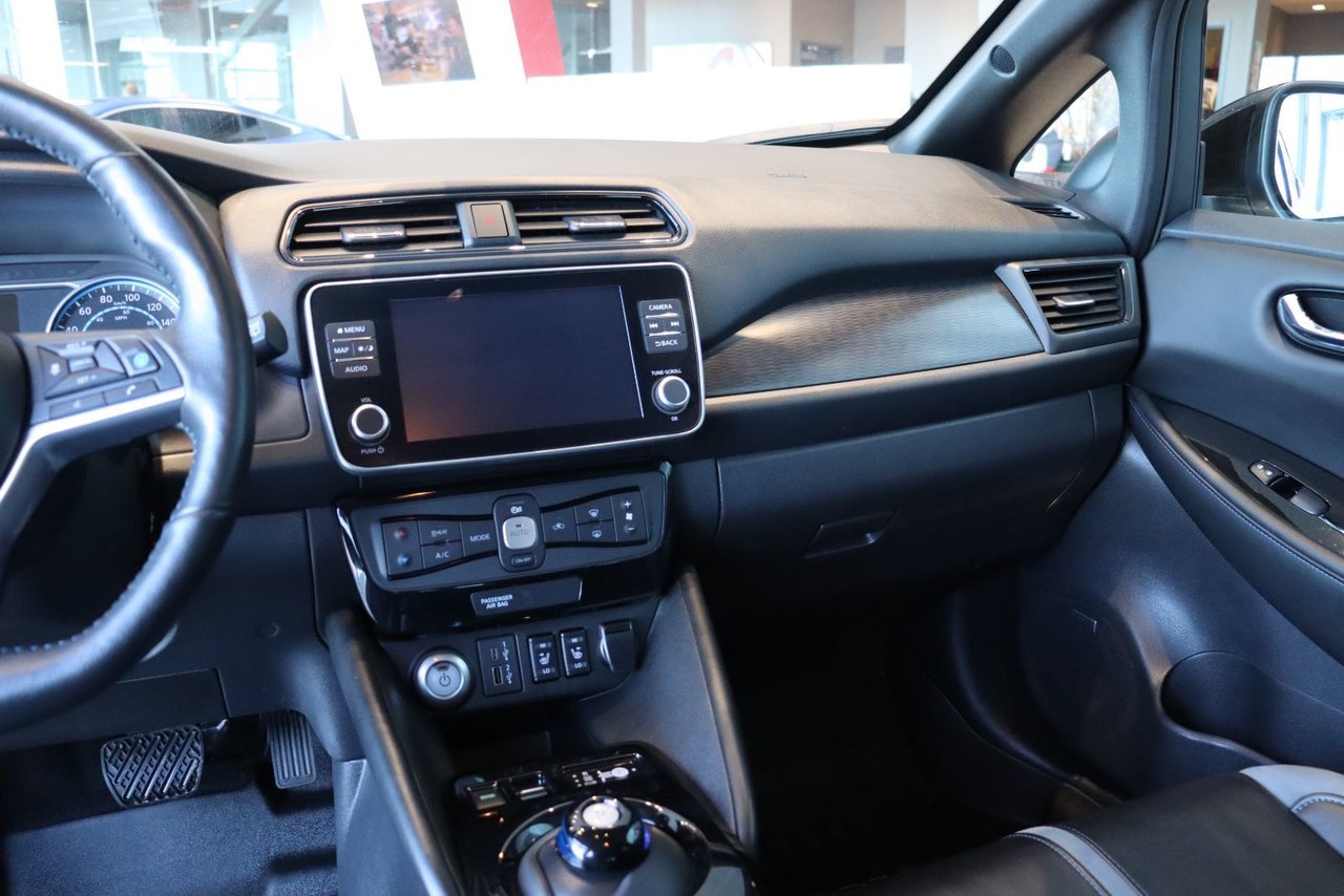 2023 Nissan LEAF VIN 1N4CZ1DV2PC554251 White Chicoutimi - photo #10