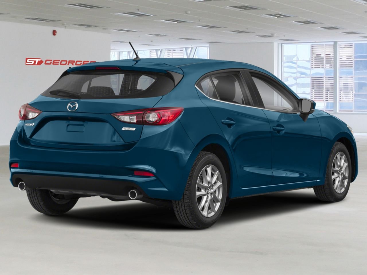 2018 Mazda Mazda3 Sport Blue Saint-Georges - photo #1