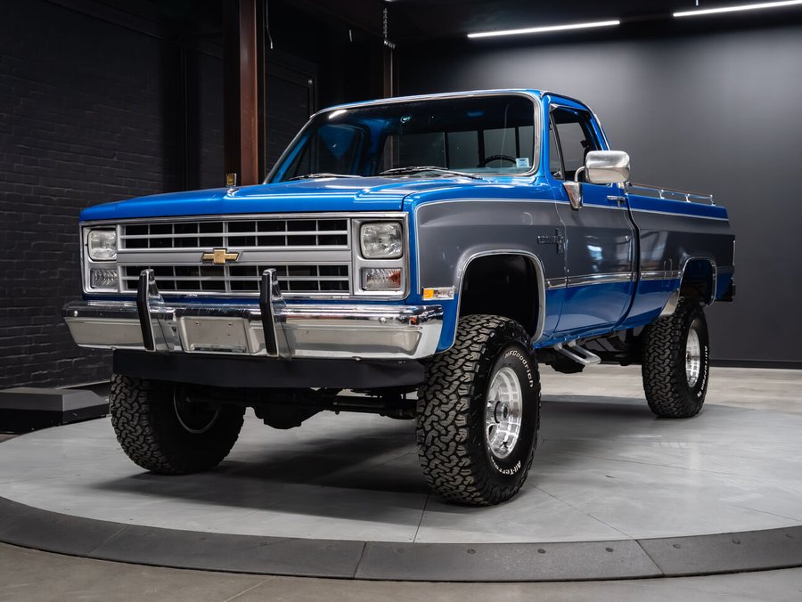 1987 Chevrolet K10 1987 Blue