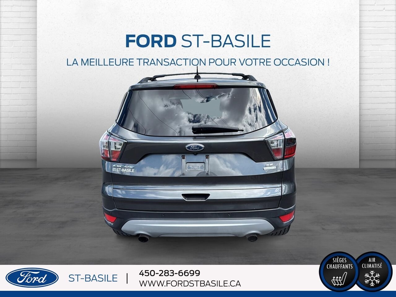 Ford Escape 2017 Gris Saint-Basile-le-Grand - photo #6