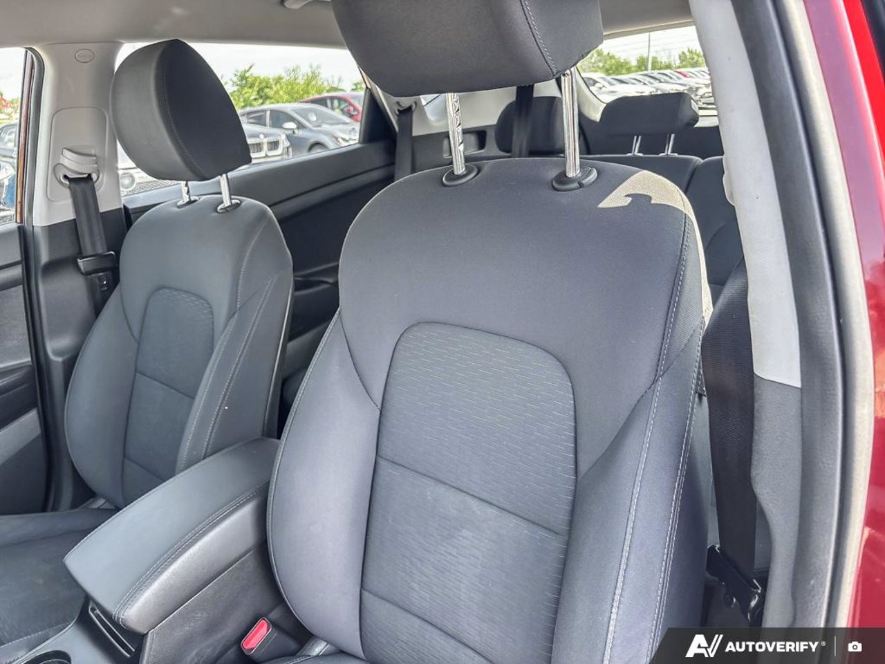 2019 Hyundai Tucson KM8J3CA48KU973097 Red Mirabel - photo #22